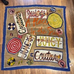 Juicy Couture Multicolor Graphic Scarf